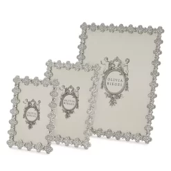 Best Sale 👏 Olivia Riegel Pavé Clover 5" X 7" Frame Silver ✨ -Many Online Shop unnamed file 183